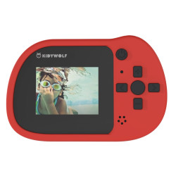 Appareil photo et vidéo waterproof pour enfant rouge