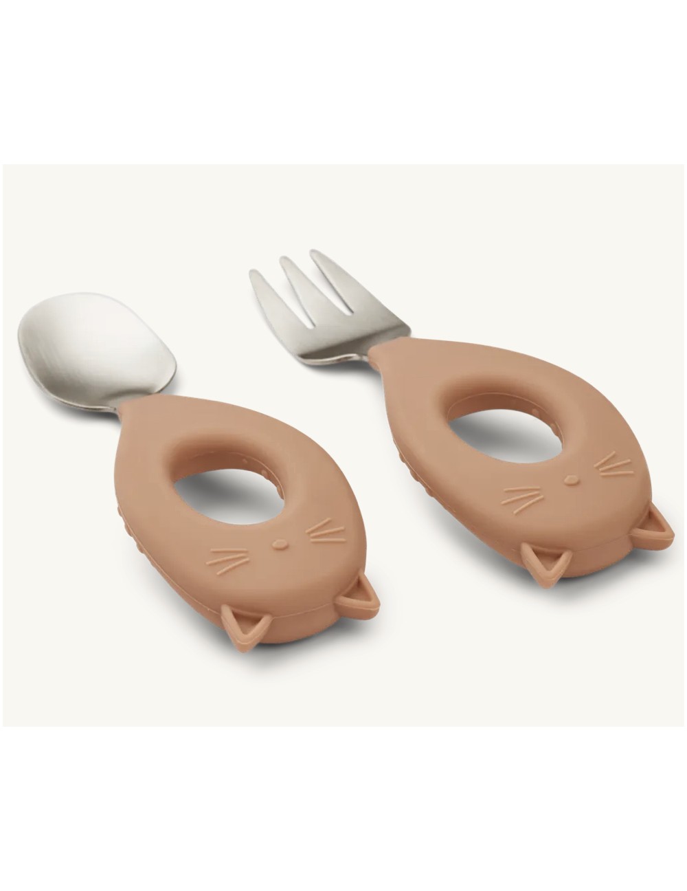 Couverts manches en silicone Stanley cat tuscany rose