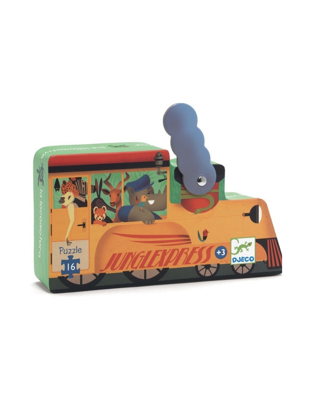 Djeco Puzzle Jungle Express (16pc)