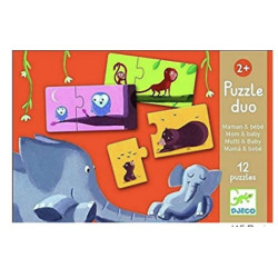 Puzzle duo maman et bébé - Djeco