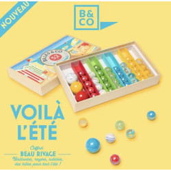 Coffret 52 billes- Océan Beau rivage