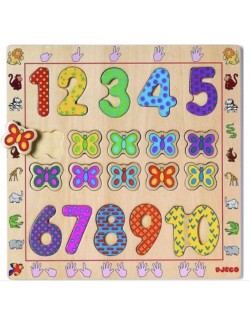 Puzzle d'apprentissage des chiffres et des lettres, modèle ourson