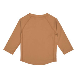 T-shirt anti-UV manches longues enfants - Baleine, caramel