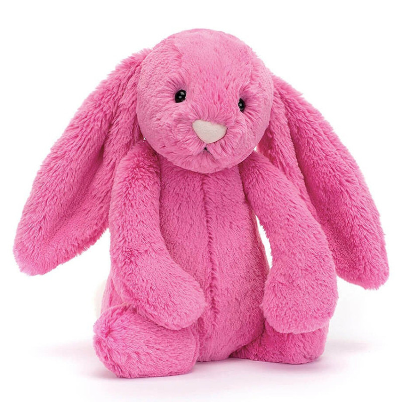 Peluche bashful lapin hot pink medium