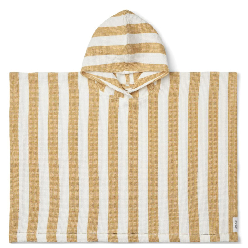 Poncho Paco Stripes Yellow Mellow / white