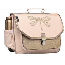 Cartable Moyen Libellule Rose