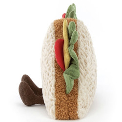 Peluche amuseable sandwich