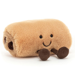 Peluche amuseable Pain au chocolat