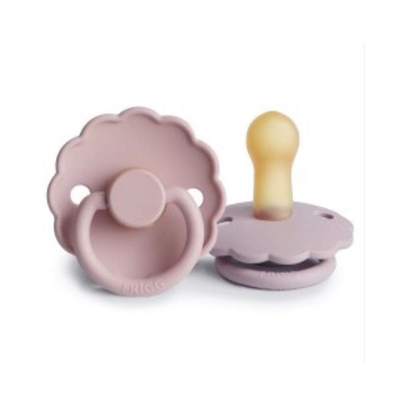 Lot de 2 tétines Daisy Baby pink/ soft lila