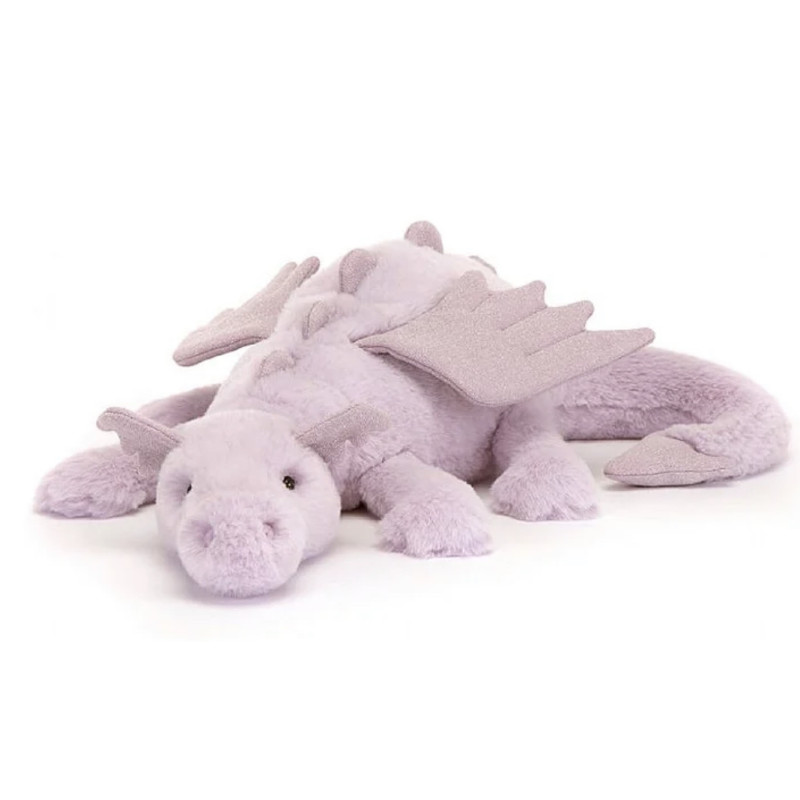 Peluche dragon lavender little