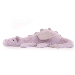 Peluche dragon lavender little