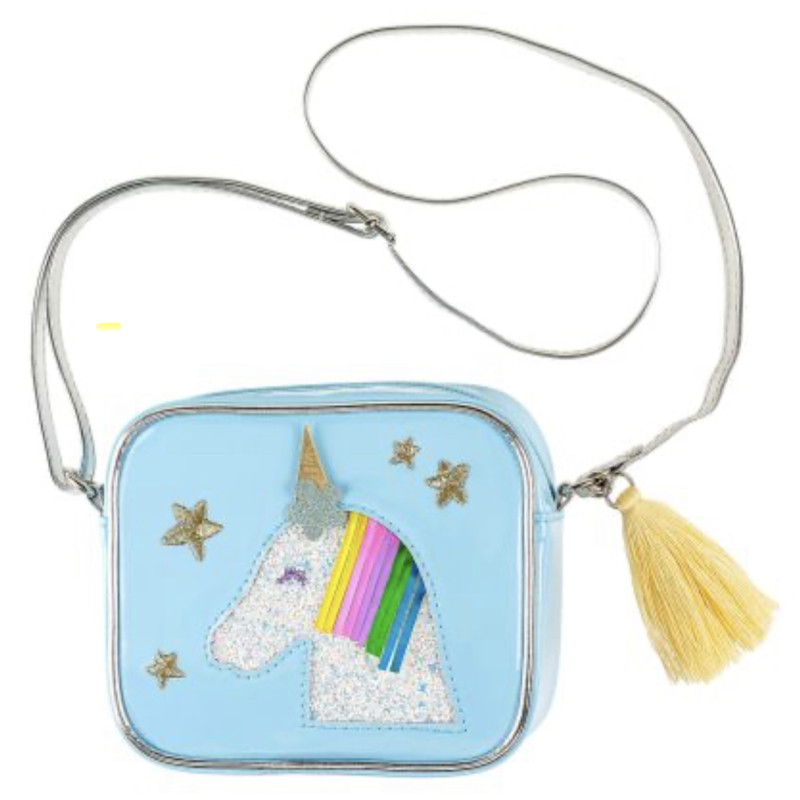 Sac à main Licorne bleu