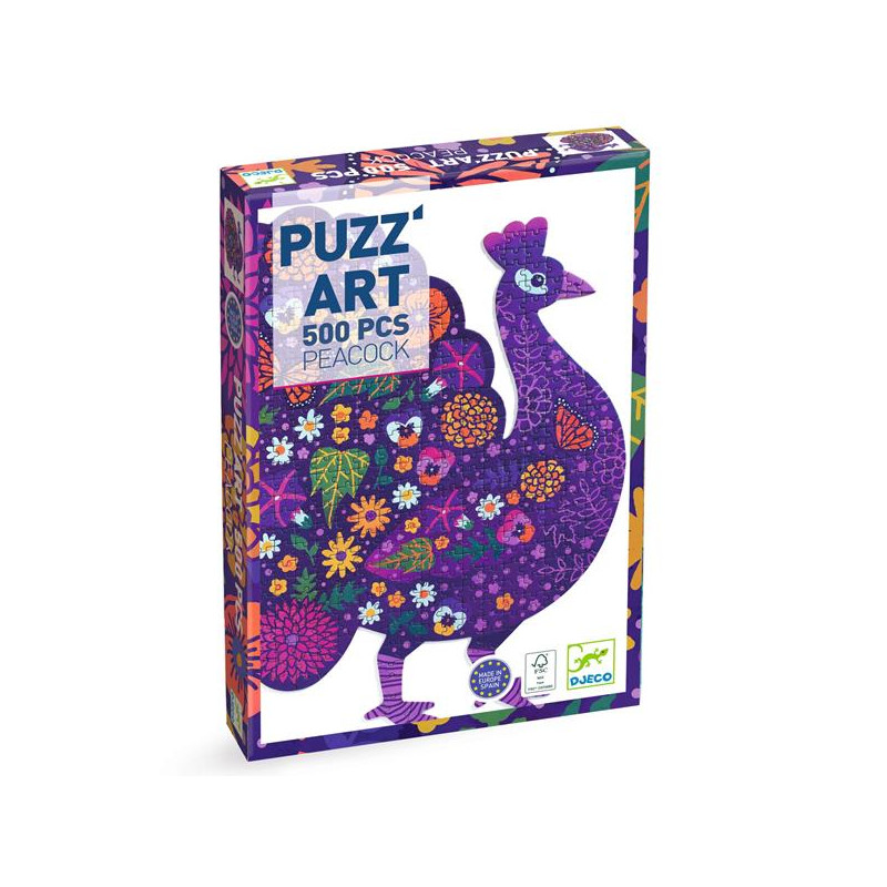 Puzz’art Peacock 500 pièces