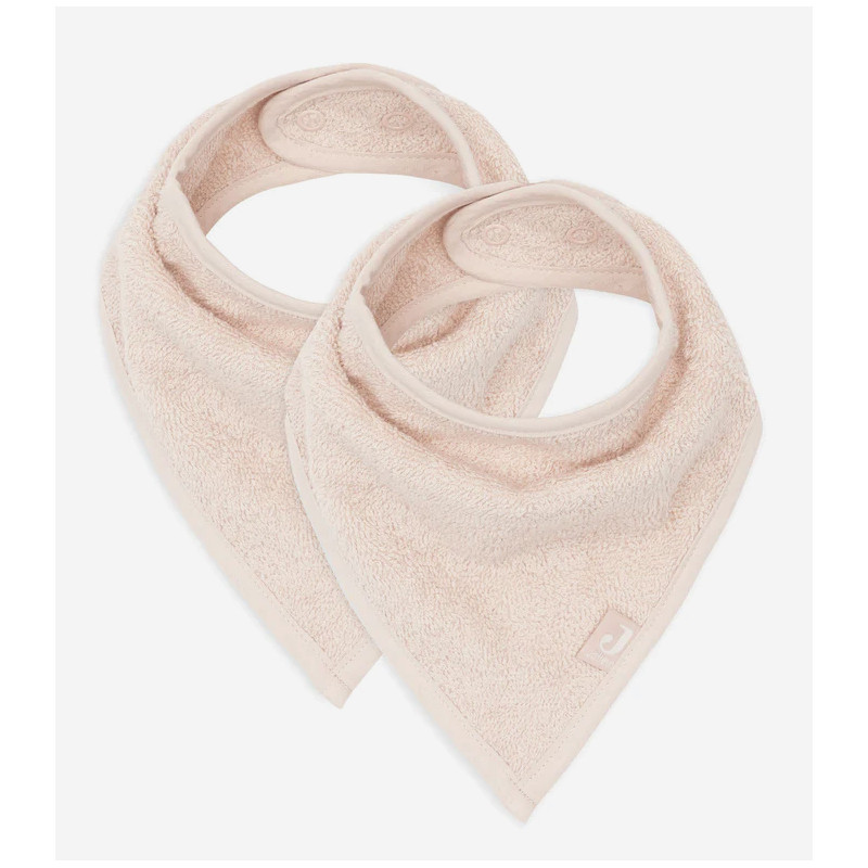 Bavoir bandana pale pink