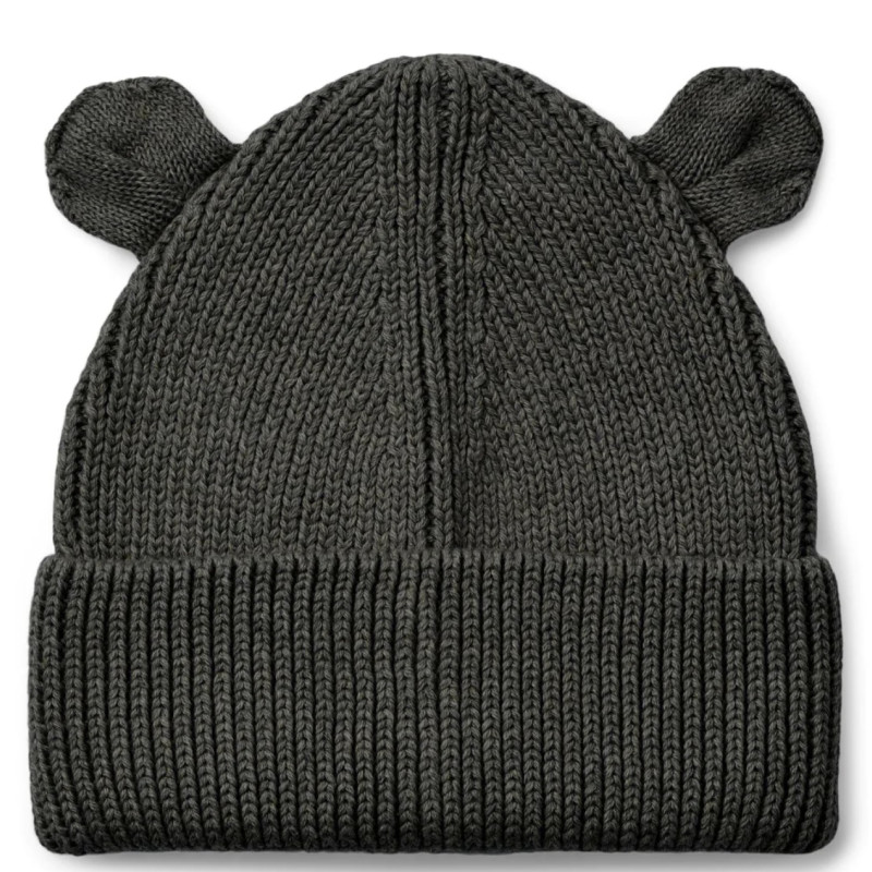 Bonnet en tricot Gina Dark grey mélange