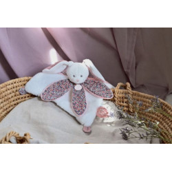 Doudou lapin pétale Bohaime