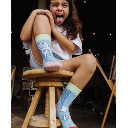 Chaussettes Blue Cream