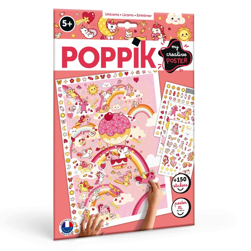 Poster Créatif Poppik - Les Licornes