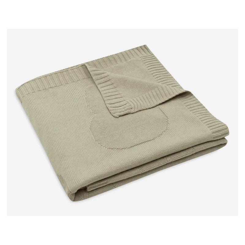 Couverture berceau 75/100cm Miffy- Olive green