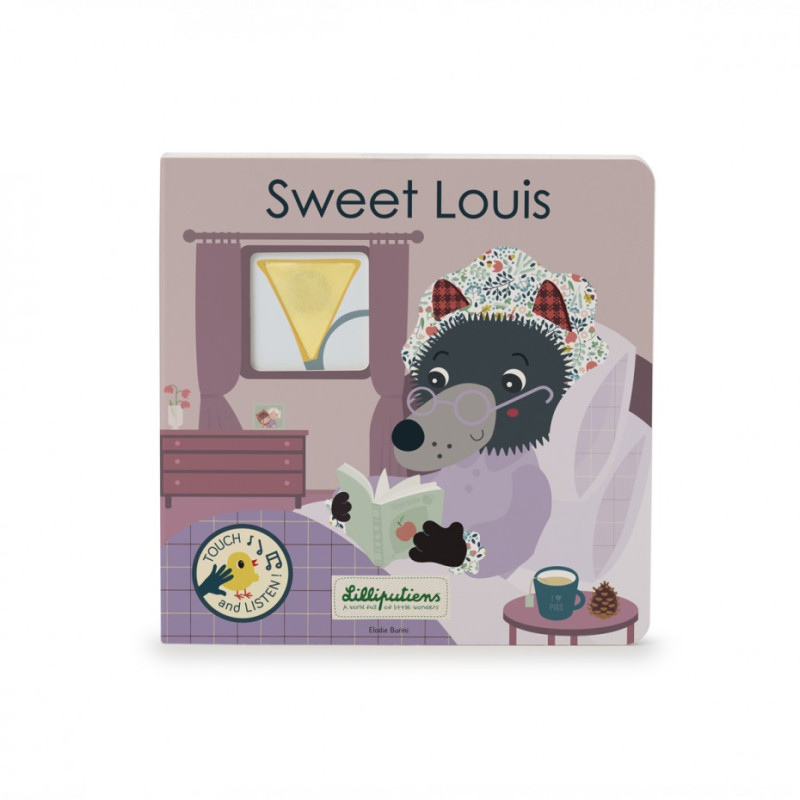 Livre tactile et sonore "Sweet Louis"