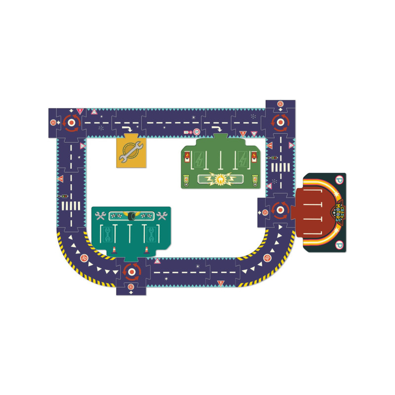 Circuit géant voiture - 24 pcs - Crazy motors