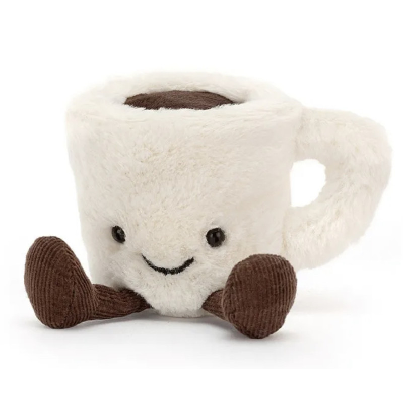 Peluche amuseable espresso tasse