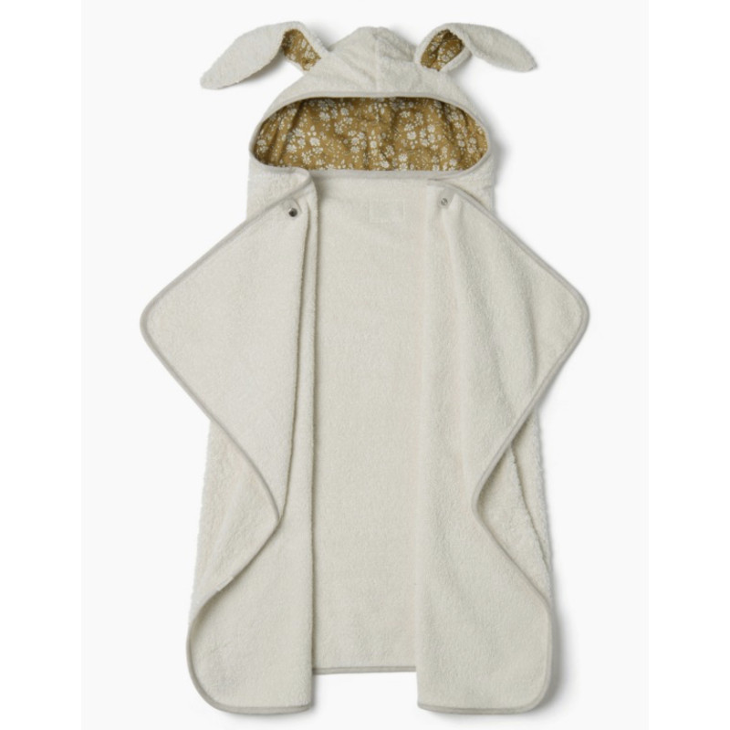 Cape de bain bunny liberty capel moutarde