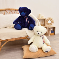 L'Ours Français Gaby 50 cm - Blanc