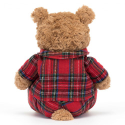 Peluche Bartholomew en pyjama Bedtime