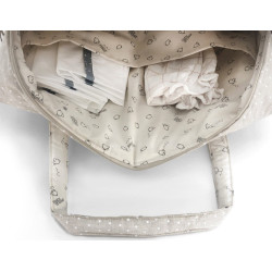 Sac de maternité Camila Waffle Grey