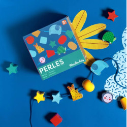 Perles en bois Les toupitis