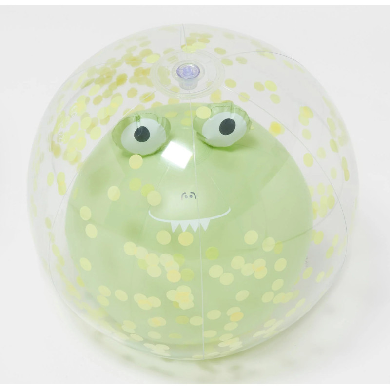 Ballon de plage gonflable 3D- Cookie the croc light khaki