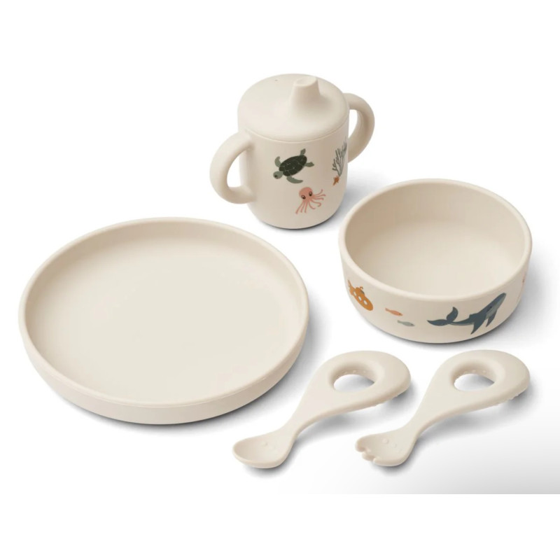 Coffret repas en silicone Ryle Sea creature