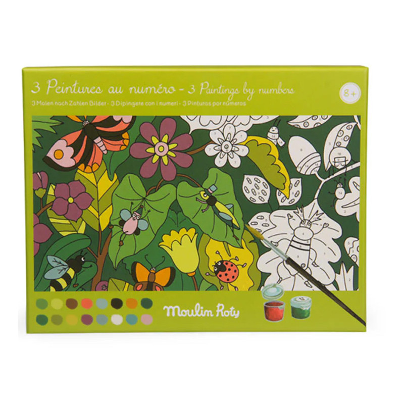 Peintures au numéro Le botaniste Le jardin du Moulin