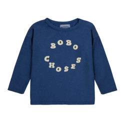 T-Shirt Coton Bio Circle | Bleu marine