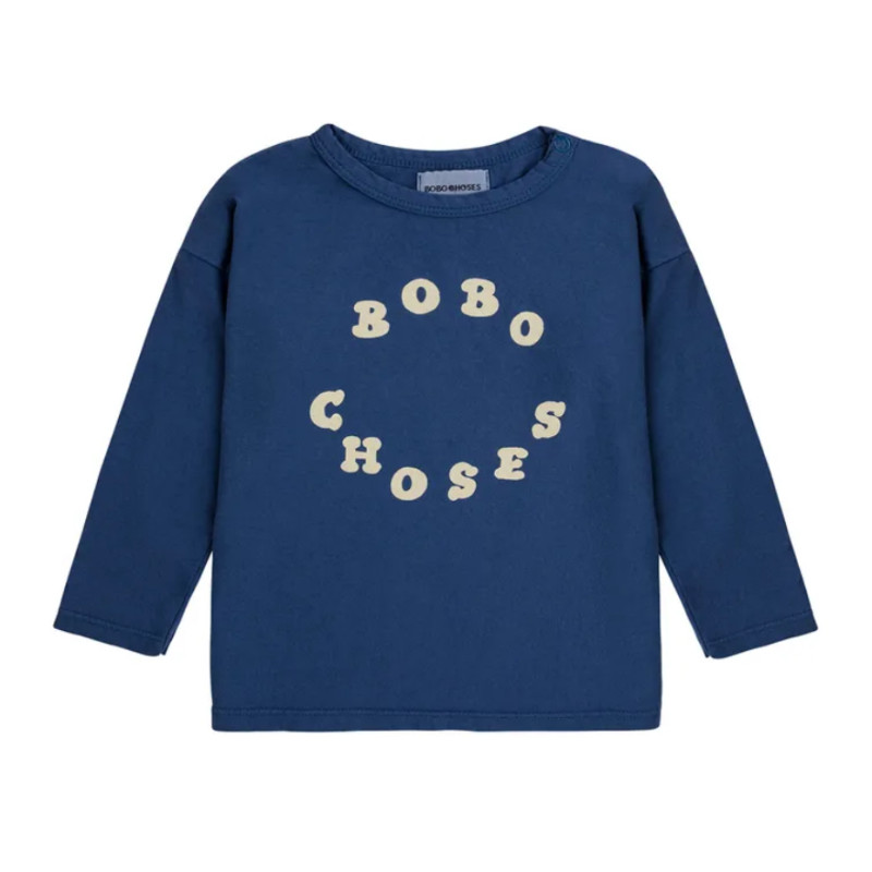 T-Shirt Coton Bio Circle | Bleu marine