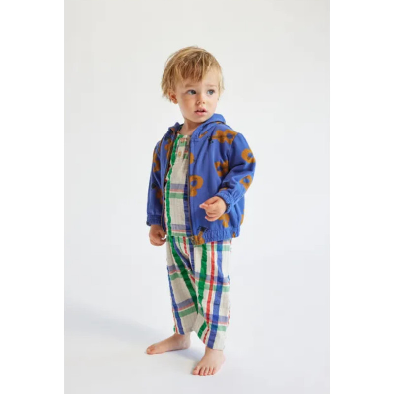 Sweat Zippé Coton Bio tambour Bébé | Bleu