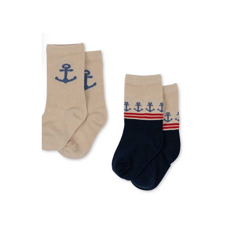 Lot de 2 paires de chaussettes Jacquard ancher