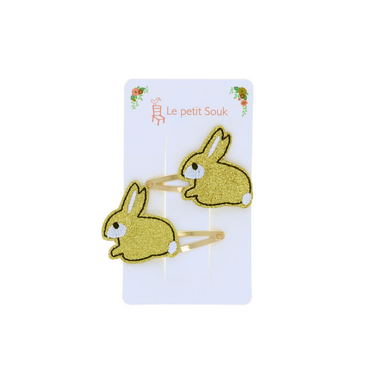 Barrette Lapin x2