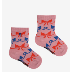 Chaussettes Baby Ribbon Bow pink