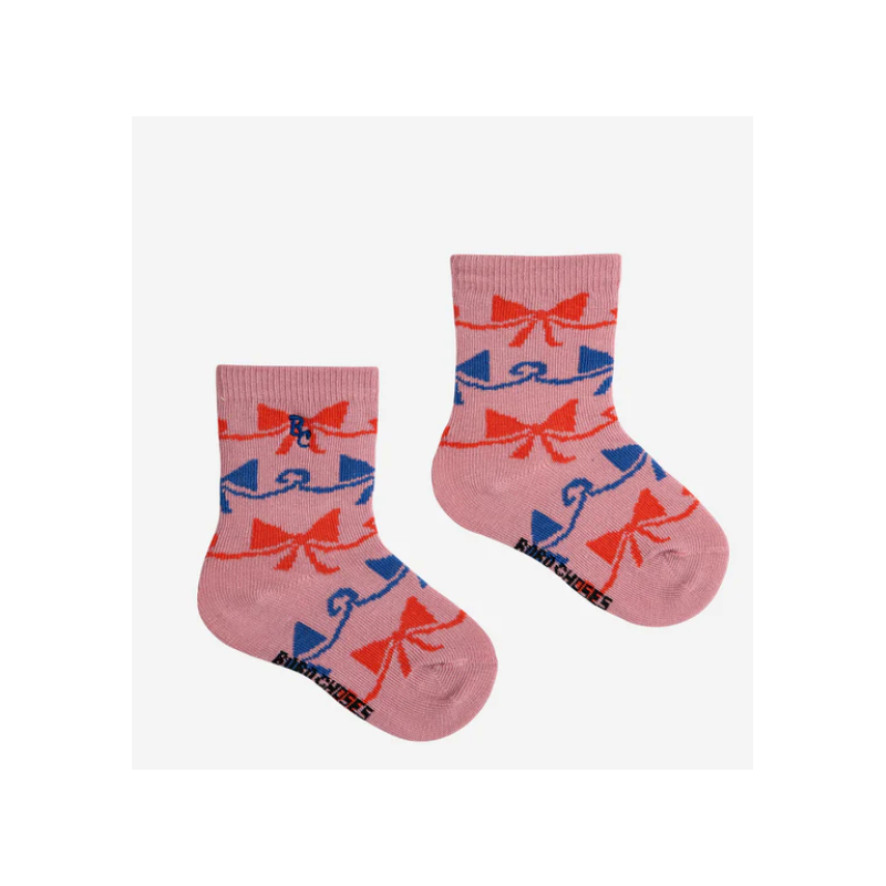 Chaussettes Baby Ribbon Bow pink