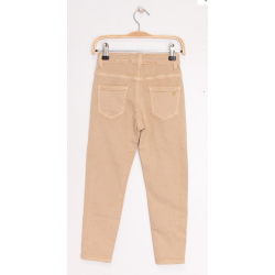 Pantalon slim beige