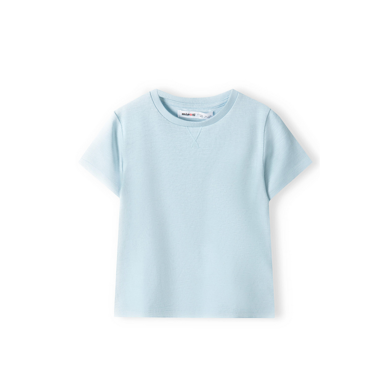 T-shirt uni bleu ciel