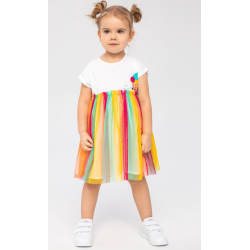 Robe tulle multicolore