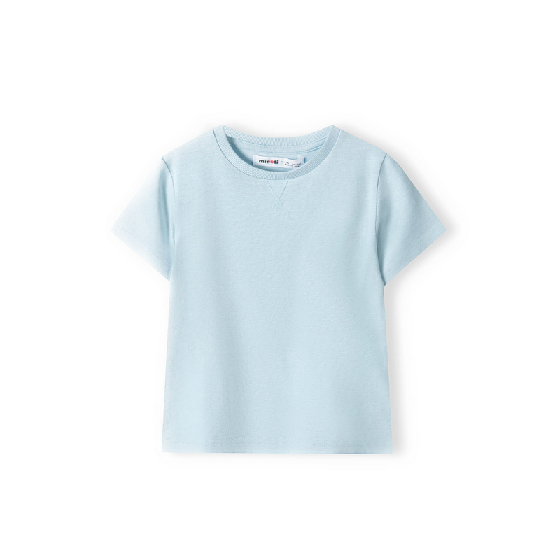 T-shirt uni bleu ciel