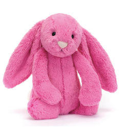 Peluche little bashful hot pink bunny