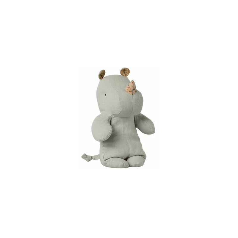 Peluche Rhino Bleu/Gris small- Safari Friends