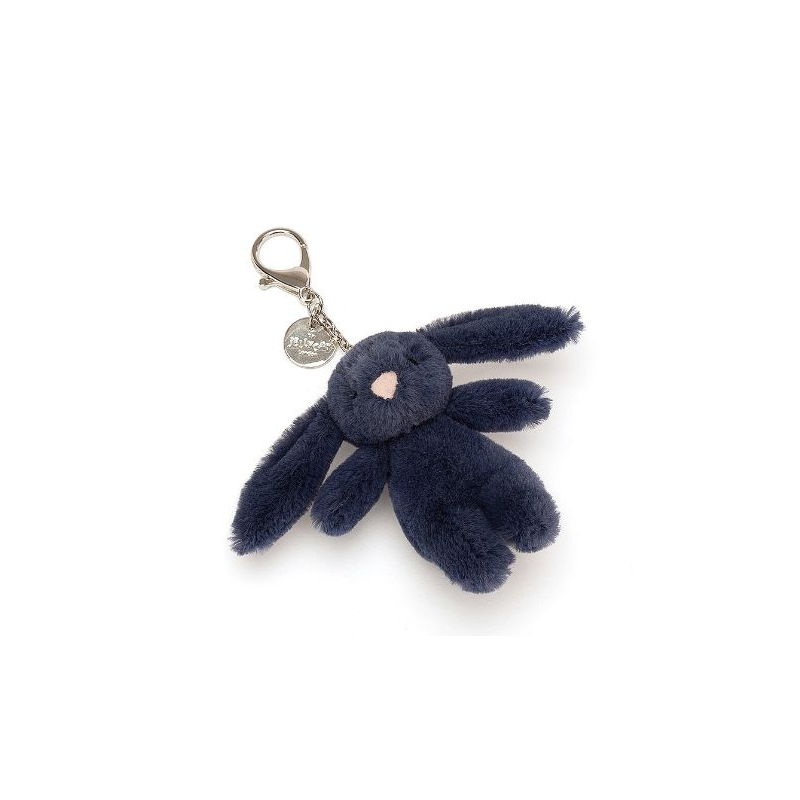 BASHFUL NAVY BUNNY BAG CHARM