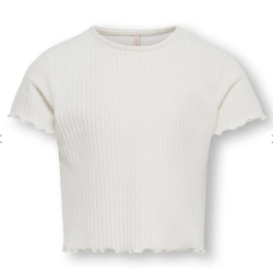 T-shirt manche courte blanc only