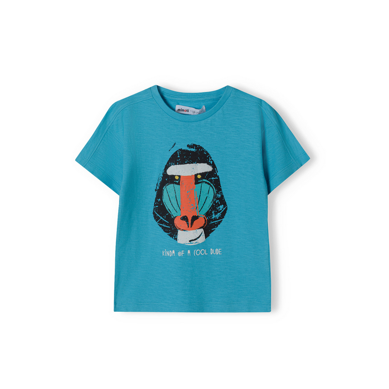 T-shirt bleu singe